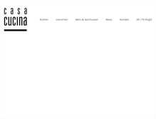 Tablet Screenshot of casacucina.ch